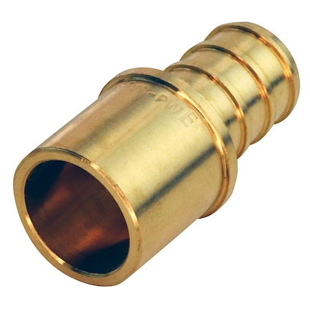 Apollo 1/2 in. Brass PEX Barb x Male Copper Sweat Adapter APXMS1212